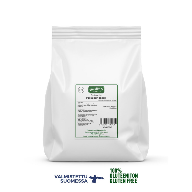 Glutenfri bulla mjölblandning, 3 kg