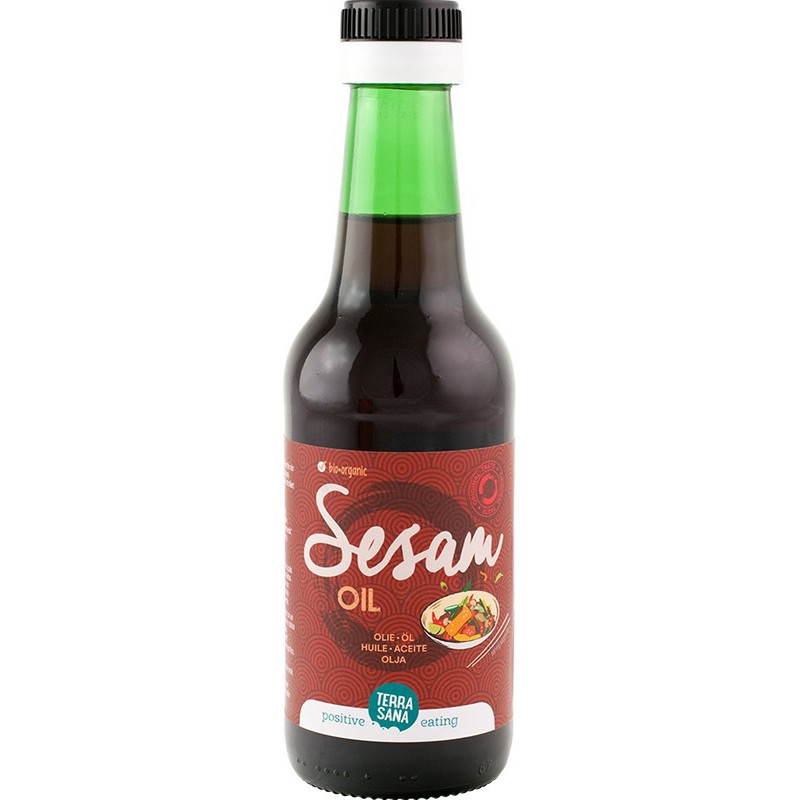 Sesamolja, rostad 250 ml, TerraSana
