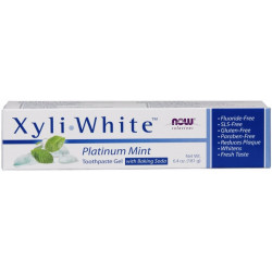 NOW Foods XyliWhite Platinum Mint tandkräm 181g