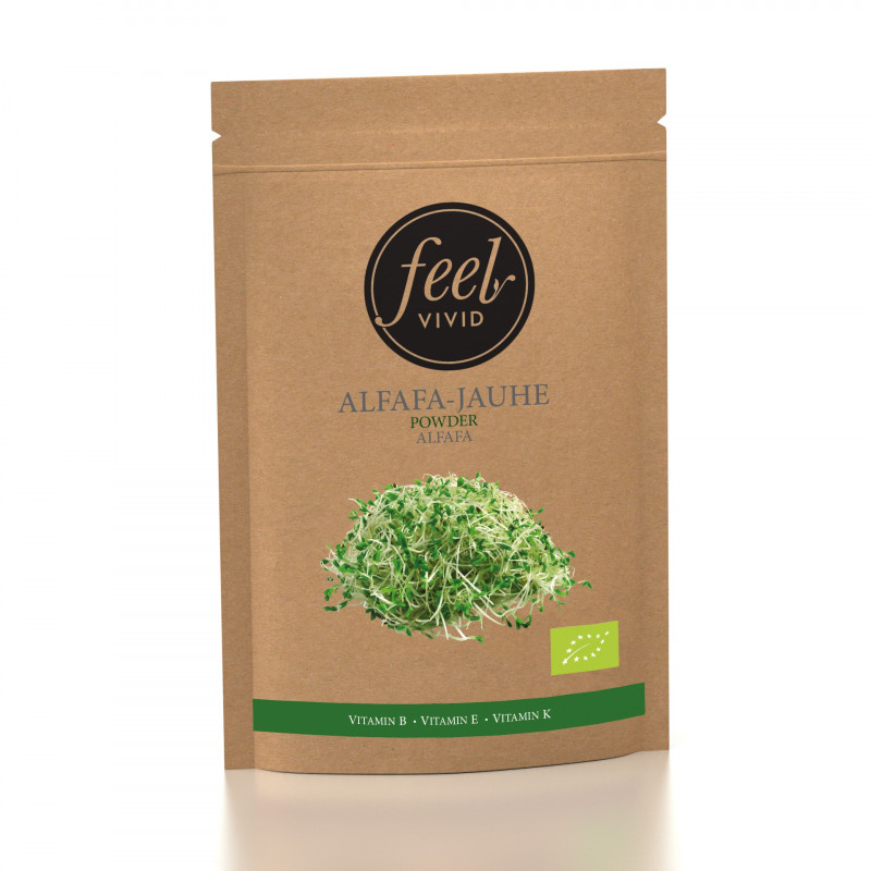Alfalfa Pulver 150 g, Ekologiskt