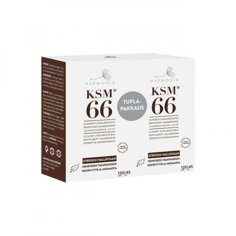 KSM66 - Ashwagandha 2 x 120 kaps