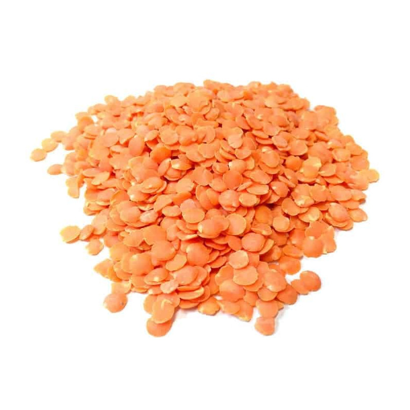 Punainen Linssi 3 kg, Halkaistu, Luomu Punainen Linssi 3 kg, Halkaistu, Luomu