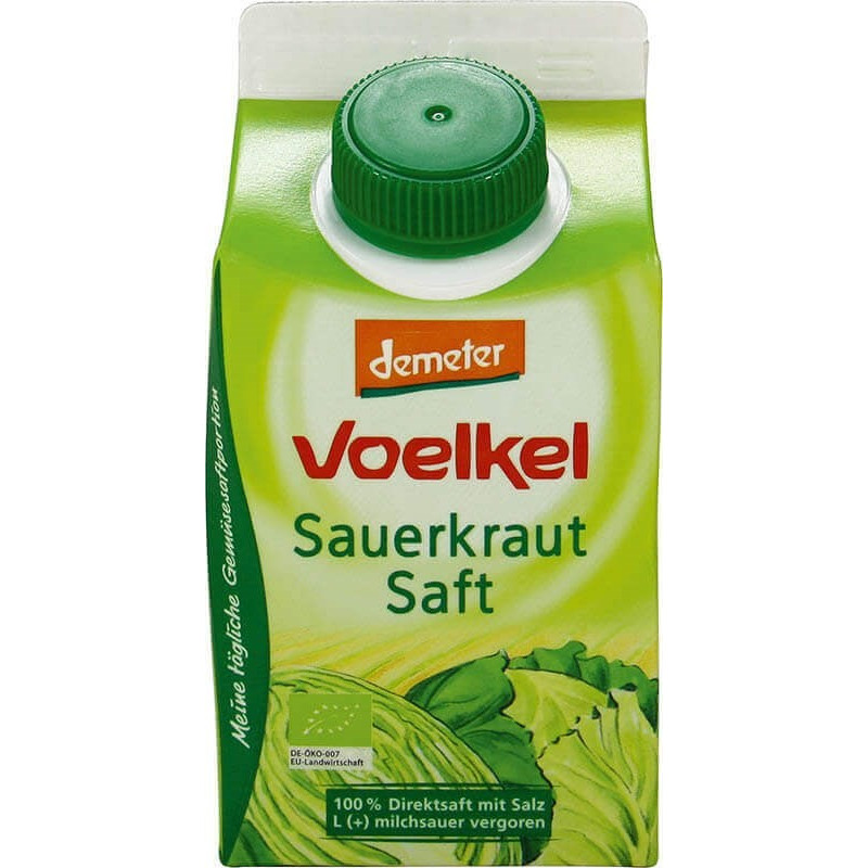 Sauerkraut juice 500ml, Voelkel