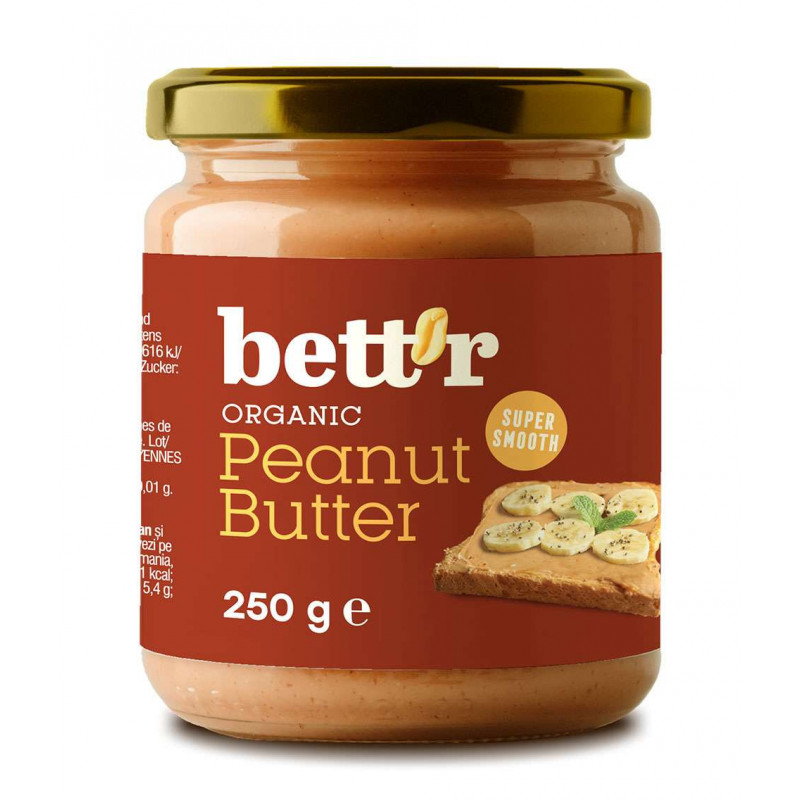 Jordnötssmör smooth, 250 g