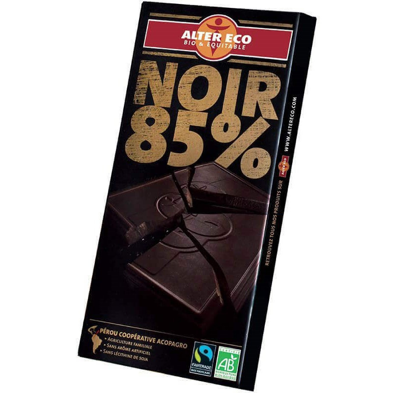 Mörk choklad 85% 100 g, Alter Eco