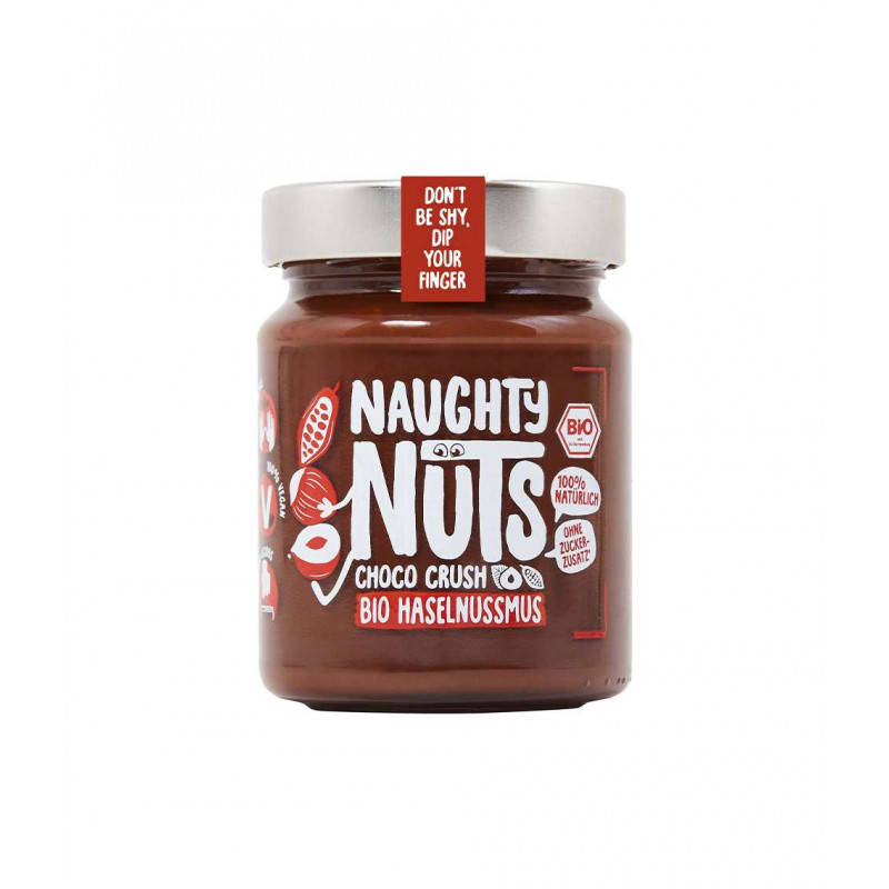 Hazelnut Butter Choco Crush 250 g, Naughty Nuts