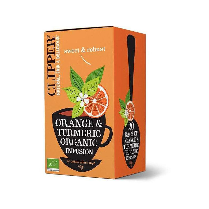 Orange Turmeric Te 20 st, Clipper