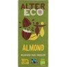 Tumma suklaa 60%, manteli 100 g, Alter Eco