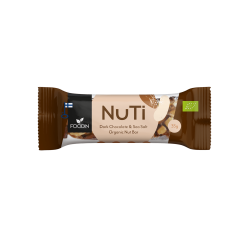 NUTI Dark Chocolate & Sea Salt 35g, Ekologisk