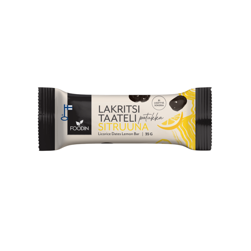 Licorice date bar Lemon 35g