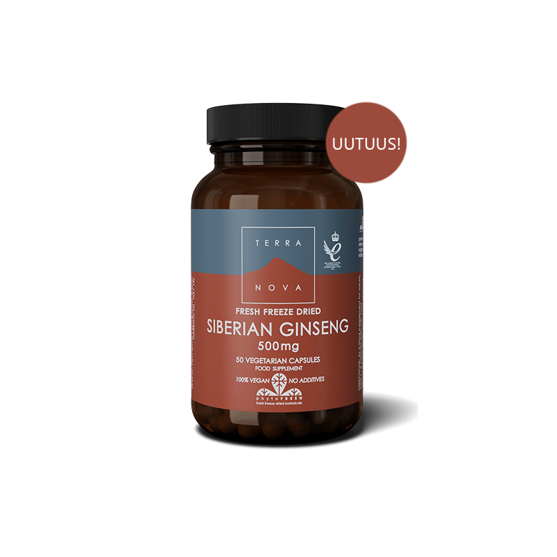 Siperian Ginseng 500 mg, Terranova 50 kaps