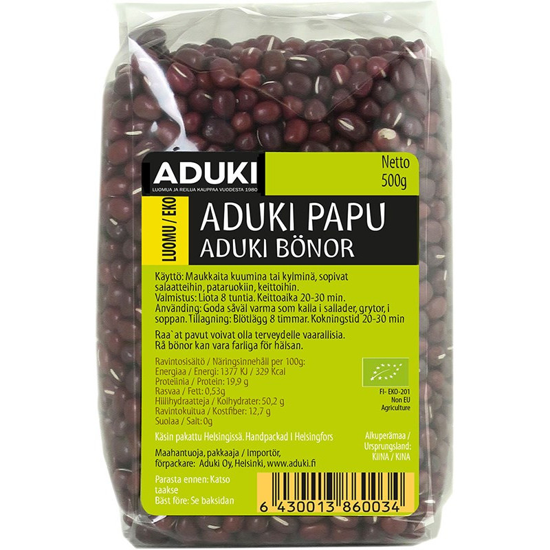 Aduki bönor 500 g, Ekologisk