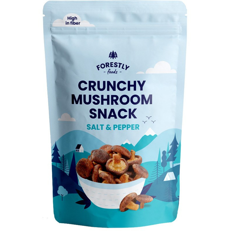 Svampchips, salt & peppar 50 g, Forestly