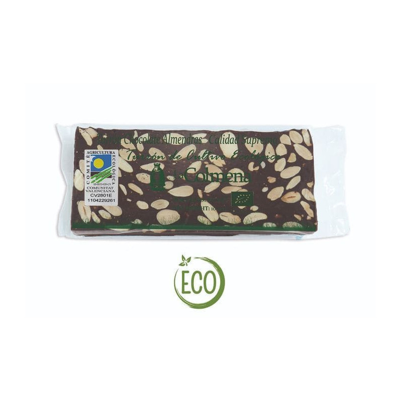 Suklaa Nougat Manteleleilla 200g, Luomu Suklaa Nougat Manteleleilla 200g, Luomu