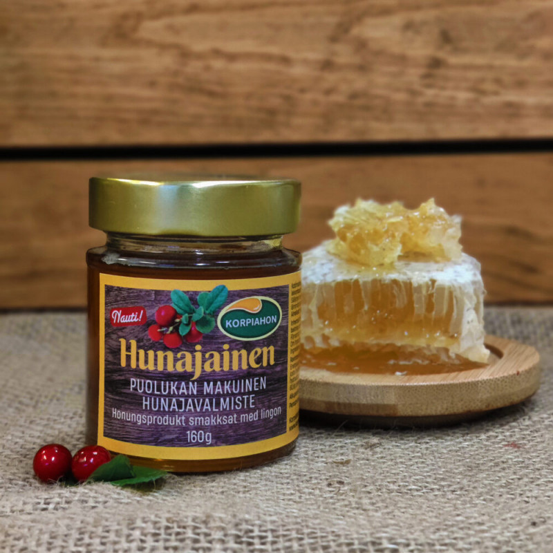 Hunaja, puolukka 160g Hunaja, puolukka 160g