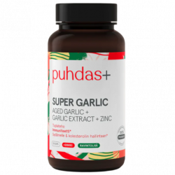 Super Garlic 60 kaps, Puhdas+