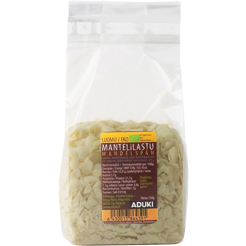 Mandelspån 150 g, Ekologisk