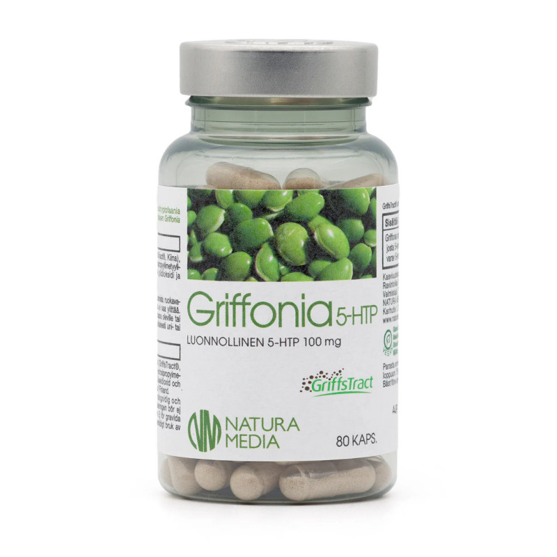 Griffonia 5-HTP, 80 kapslar