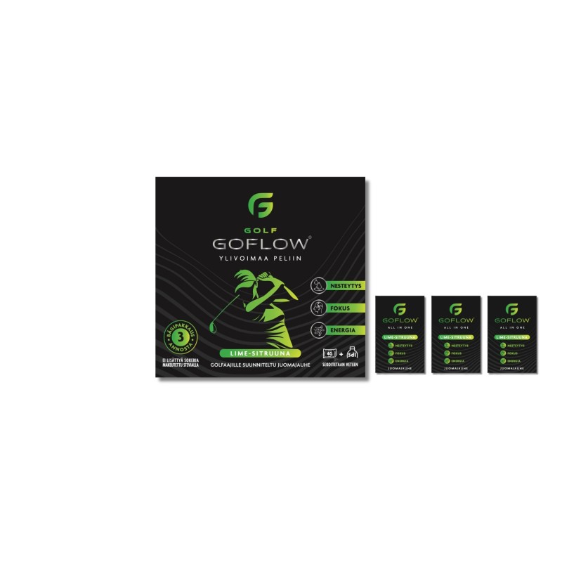 Golf GoFlow - Lime Citron 3 x 4 g