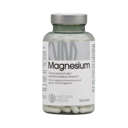 Magnesium Bisglysinaatti 120 kaps, Natura Media