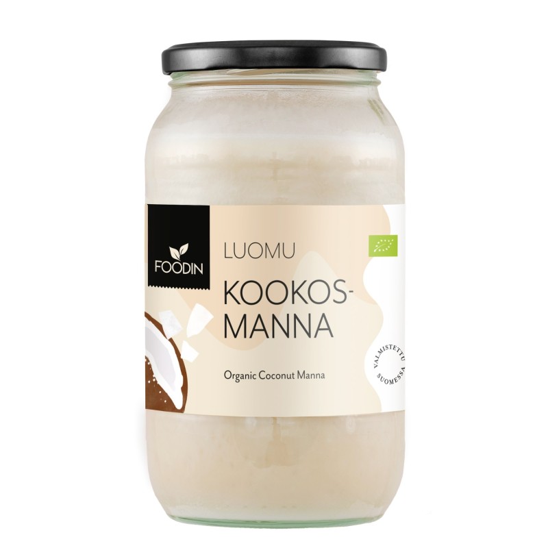 Kokosmanna, rå, ekologisk, 1000 ml