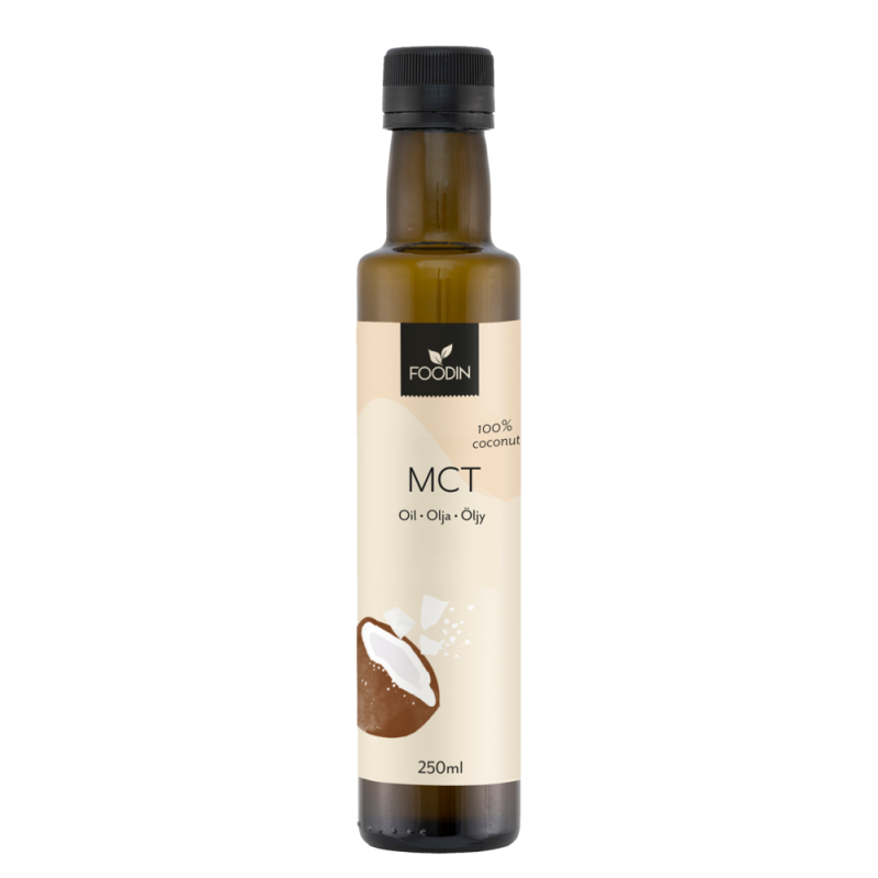 MCT-olja, 100% kokosnötsolja baserad, 250 ml