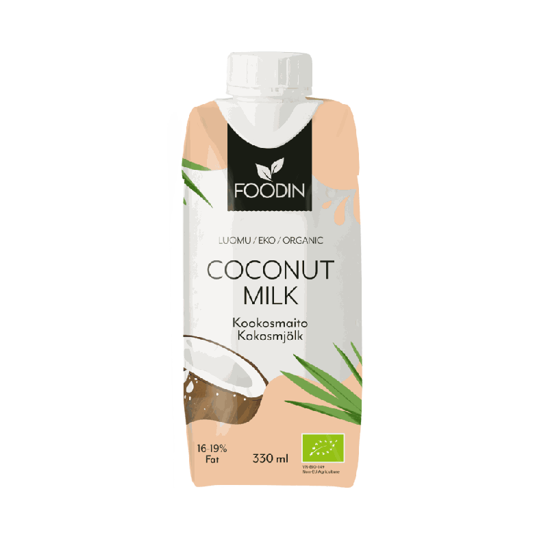 Kokosmjölk, ekologisk 330 ml