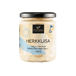 Valkosuklaa Herkkuisa, Luomu, 240g