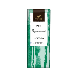 Rå choklad, 70% pepparmynta 40 g, ekologisk
