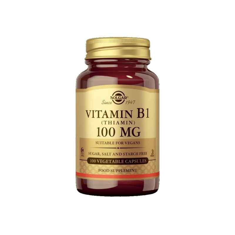 Vitamin B1 100 mg, Solgar 100 kaps