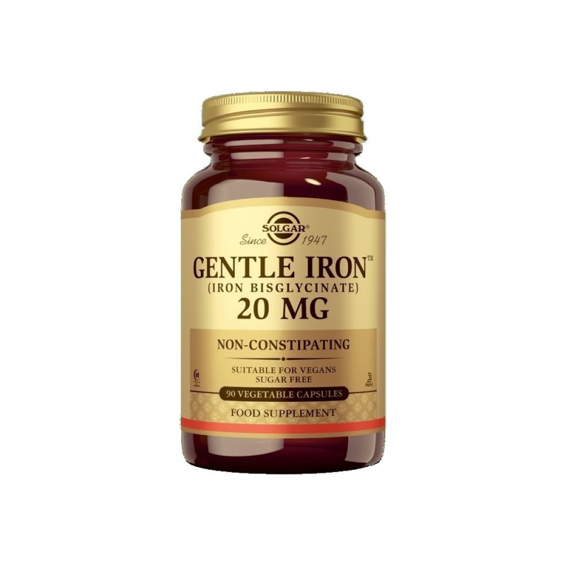 Gentle Iron 20 mg, Solgar 90 kaps