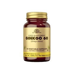Ginkgo Biloba, Solgar 60 kaps