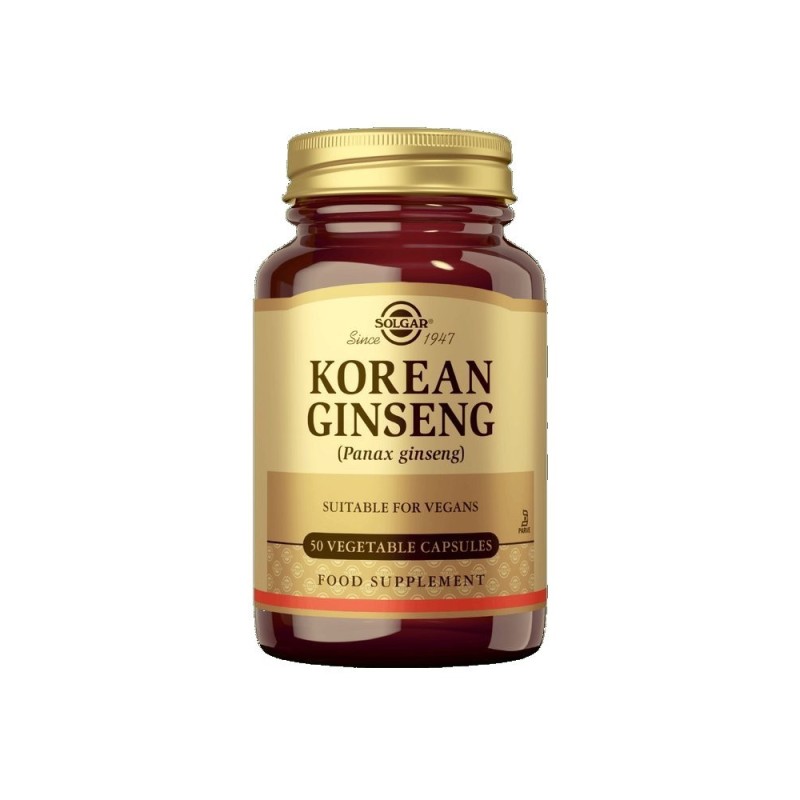 Korean Ginseng, Solgar 50 kaps