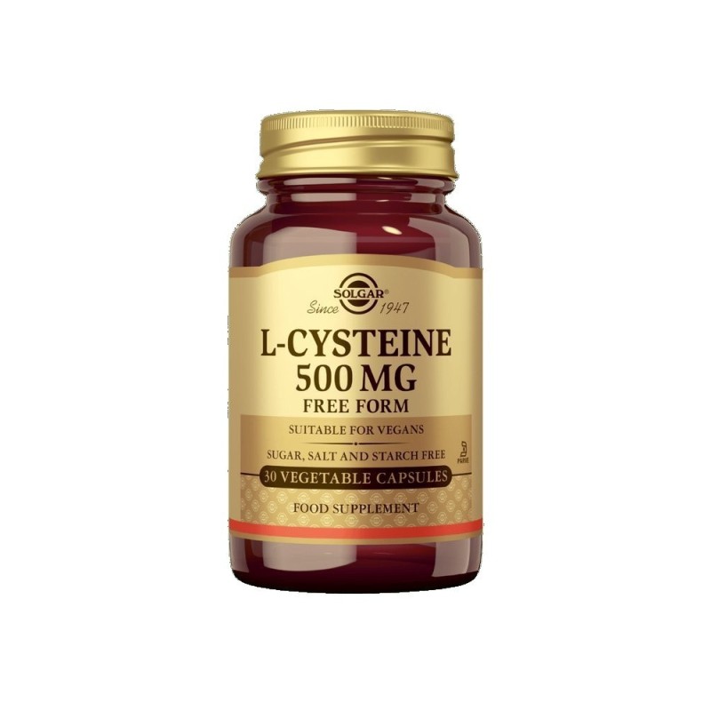 L-Kysteiini 500mg, Solgar 30 kaps