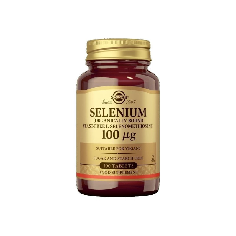 Selen 100 ug, Solgar 100 tabl