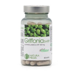 Griffonia 5-HTP 80 kapslar, Natura Media