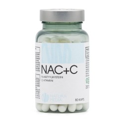 NAC + C-vitamin, 80 kaps, Natura Media