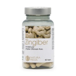 Zingiber, ingefära 60 kaps,  Natura Media