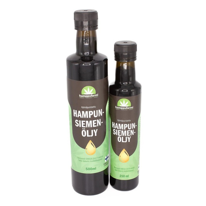 Kallpressad hampolja 500ml, Ekologisk