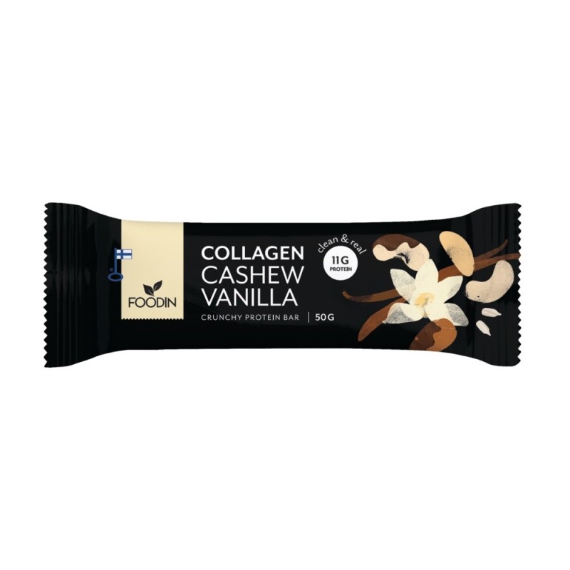 Kollageeniproteiinipatukka Cashew-Vanilja 50 g