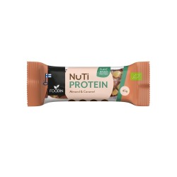 NUTI Protein Almond & Caramel 45g, Luomu