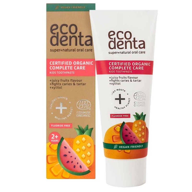 Ecodenta Juicy Fruit -lasten hammastahna, 75 ml