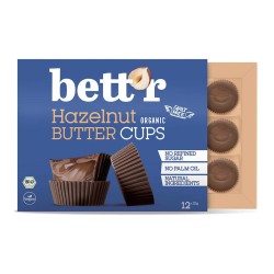 Chokladkoppar med hasselnötskräm 156 g (12 x 13 g), Bett'r