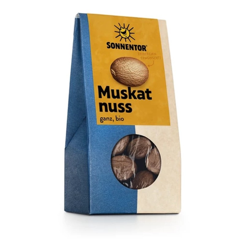 Muskotnöt hel 25 g, Ekologisk