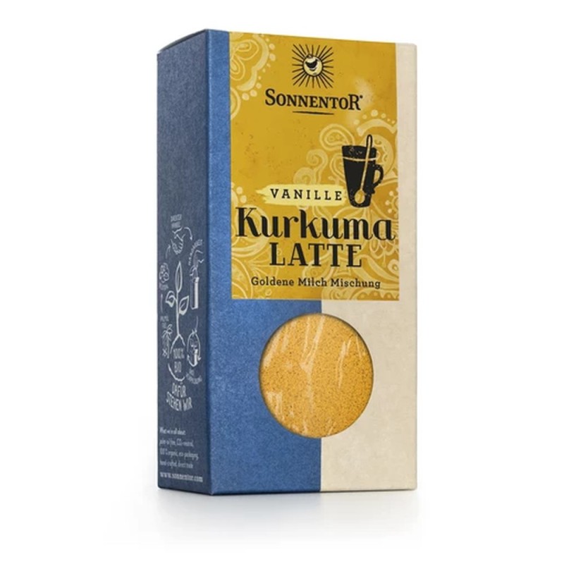 Gurkmeja Latte Vanilj ekologisk 60 g, Sonnentor | Feel Vivid