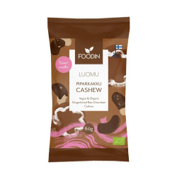 Pepparkakschokladcashew 60 g, Ekologisk