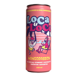 LoCa & LoCo Mangopassion välmåendedryck, 250 ml