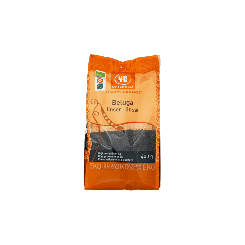 Belugalinser, Ekologiskt 400g